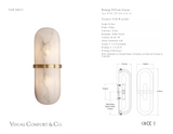 Melange Pill Form Wandlamp — Kelly Wearstler for Visual Comfort & Co. maatschets
