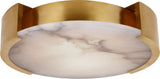 Melange X-Large Plafonnière — Kelly Wearstler for Visual Comfort & Co. — Antique-Burnished Brass with Alabaster