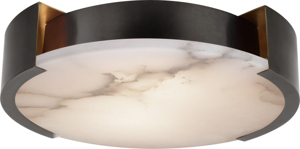 Melange X-Large Plafonnière — Kelly Wearstler for Visual Comfort & Co. — Bronze with Alabaster