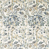 Melsetter Wide Width Stofstaal — Morris & Co Indigo/Sage