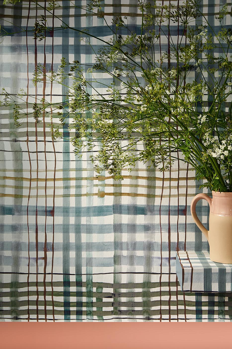 Midsommar room setting — Pierre Frey wallpaper
