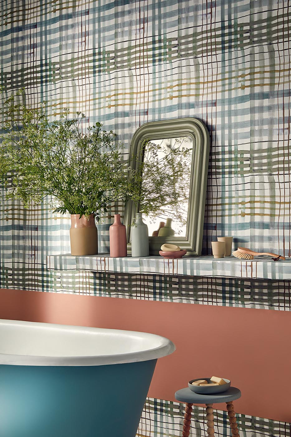 Midsommar room setting — Pierre Frey wallpaper