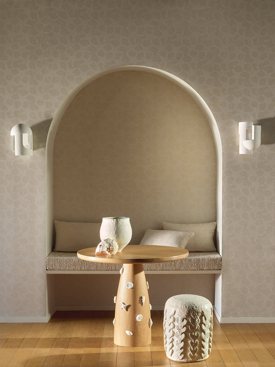 Minihic room setting — Pierre Frey wallpaper