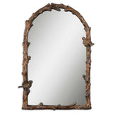 Paza Antique Gold Arch Mirror
