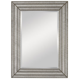 Seymour Antique Silver Mirror
