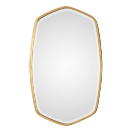Duronia Antiqued Gold Mirror