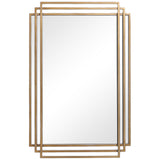 Amherst Brushed Gold Mirror