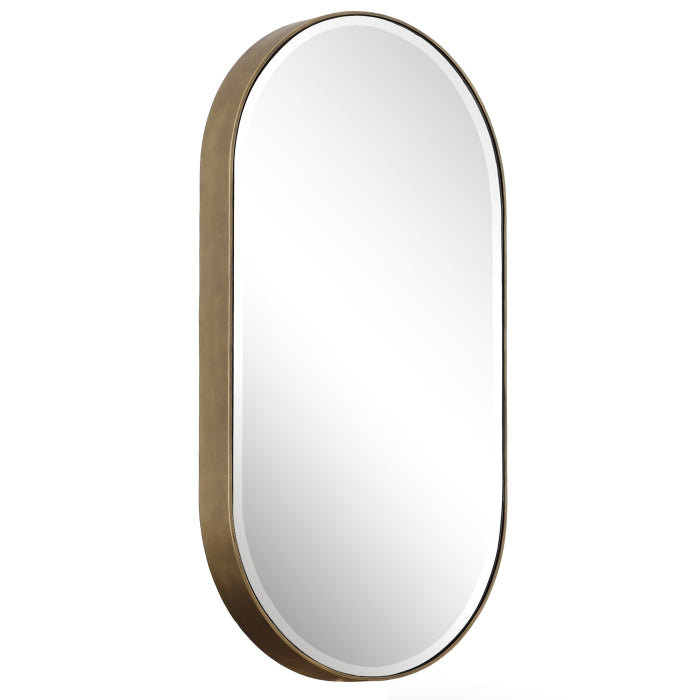 Lago Oval Gold Mirror – Gold