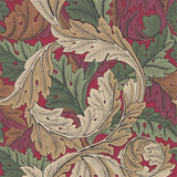 Acanthus Wallpaper Madder/Thyme wallpaper from Morris & Co