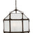 Antique Zinc with Frosted Glass