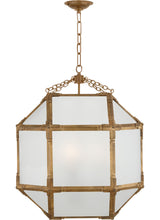Morris Medium — Suzanne Kasler for Visual Comfort & Co. — Gilded Iron with Frosted Glass -lyhty