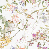 Penglai Magenta/Green/Lavender — Nina Campbell stof