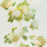 Floriana White/Cream/Green — Nina Campbell stof