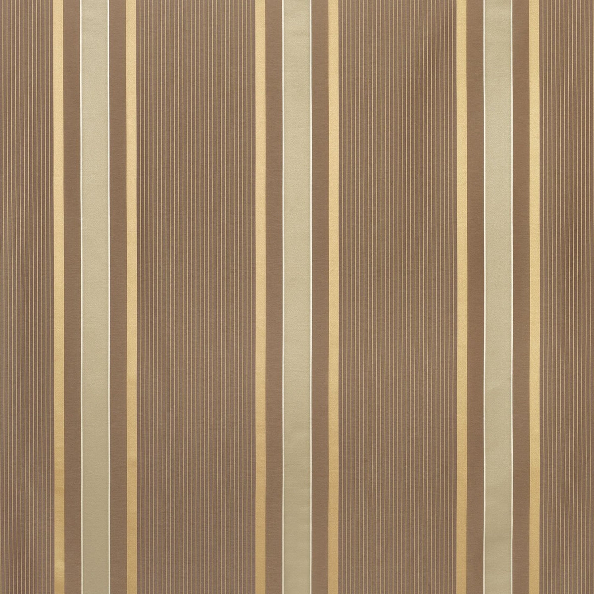 Vasari Chocolate/Gold/Silver — Nina Campbell tyg