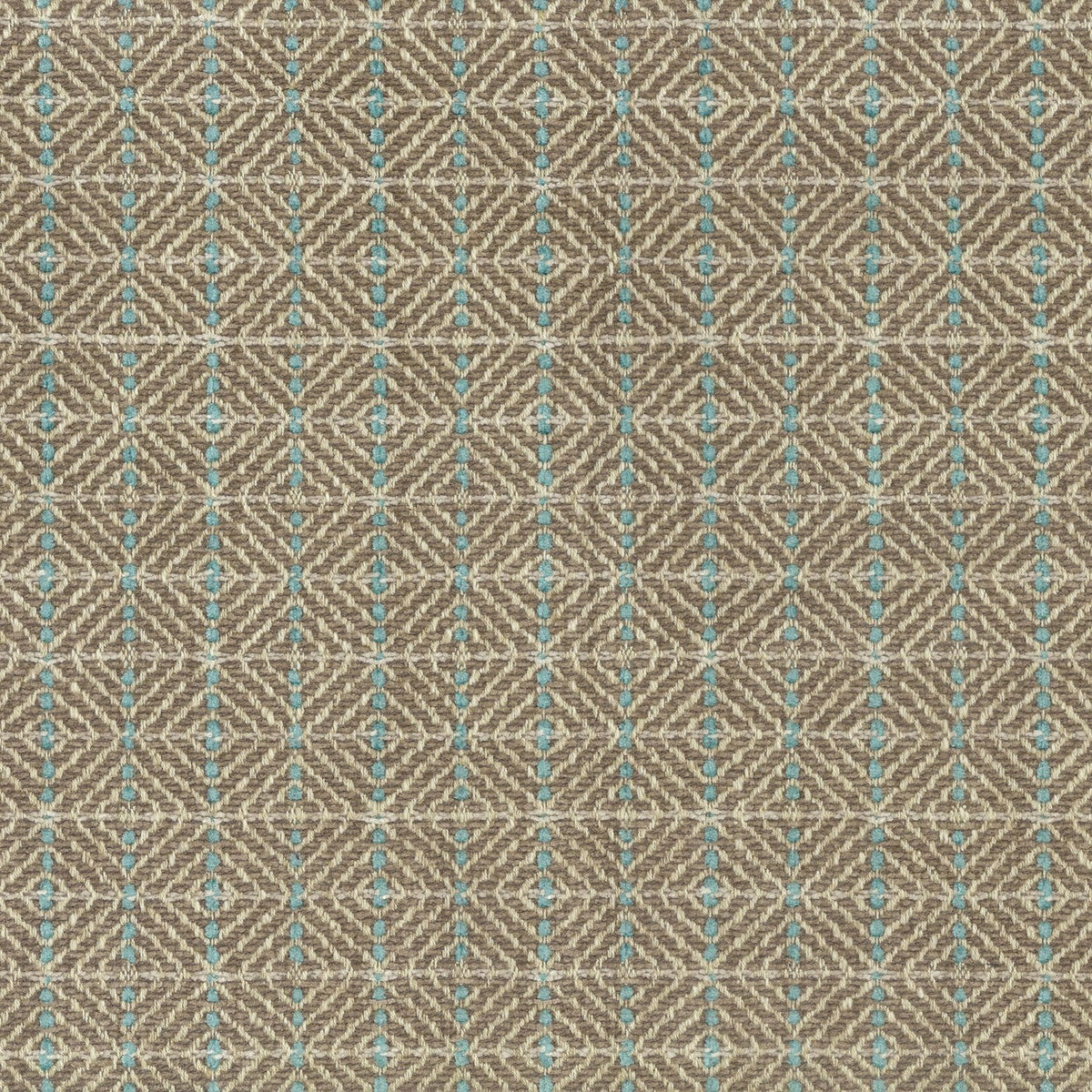 Todi Beige/Aqua — Nina Campbell -kangas
