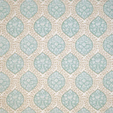 Marguerite Aqua/Taupe — Nina Campbell fabric