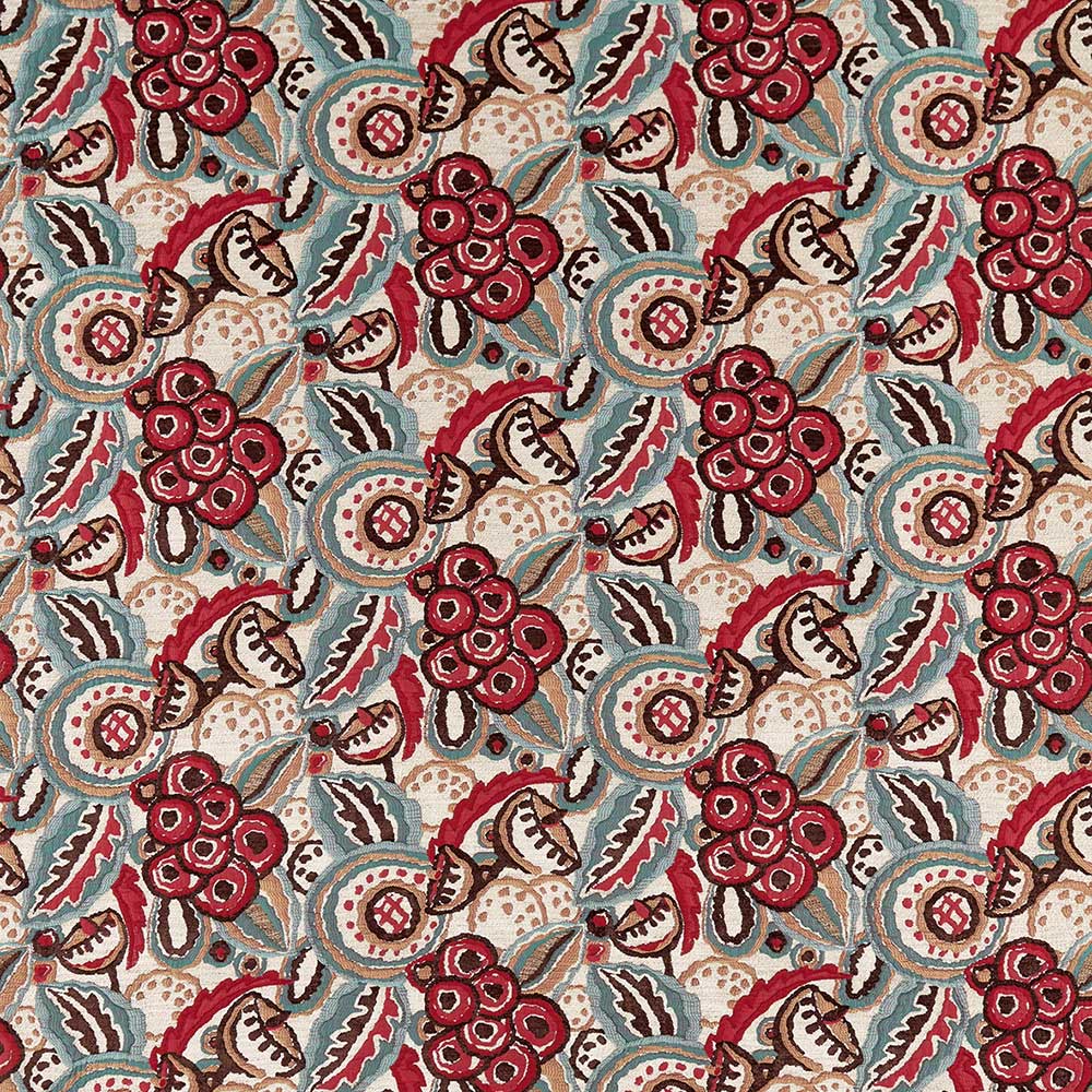 Marchmain Red/Teal — Nina Campbell -kangas