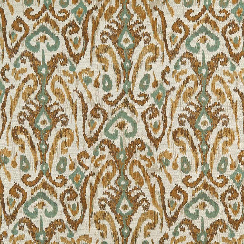 Pataudi Aqua/Gold/Bronze — Nina Campbell Stoff