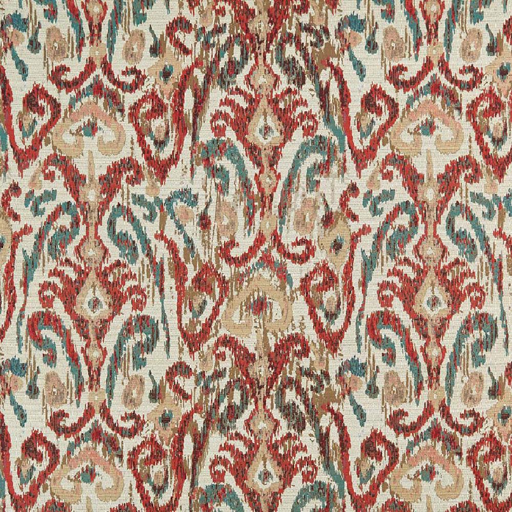 Pataudi Red/Teal/Beige — Nina Campbell Stoff