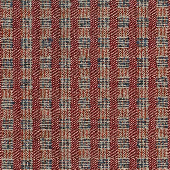 Aublet Red/Cream — Nina Campbell stof