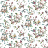 Toile Chinoise Rose/Sage — Nina Campbell stof