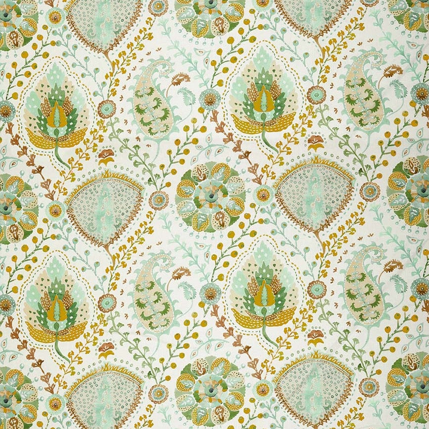 Majorelle Sage/Ochre — Nina Campbell stof