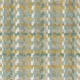 Hadlow Aqua/Ochre/Ivory — Nina Campbell stof