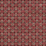 Chiddingstone Red/Teal/Chocolate — Nina Campbell fabric