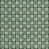 Chiddingstone Teal/Beige/Chocolate — Nina Campbell fabric