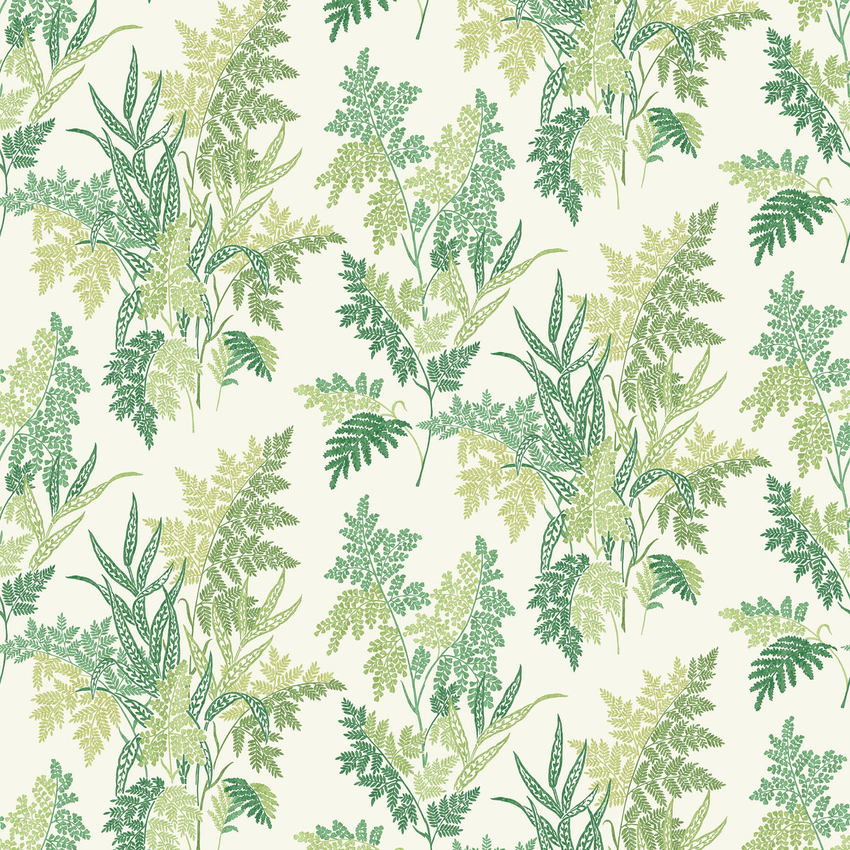 Fern Craze Green/Lime — Nina Campbell -kangas