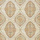 Karabali Ochre/Eucalyptus — Nina Campbell fabric