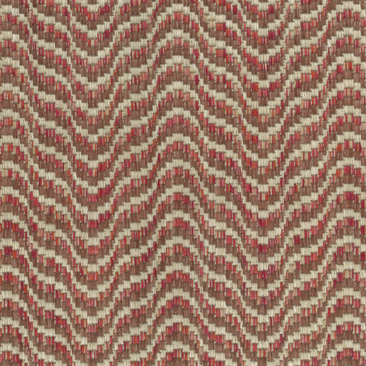 Ondoso Red/Clay — Nina Campbell stof