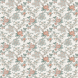 Genevieve Teal/Coral/Ivory — Nina Campbell -kangas