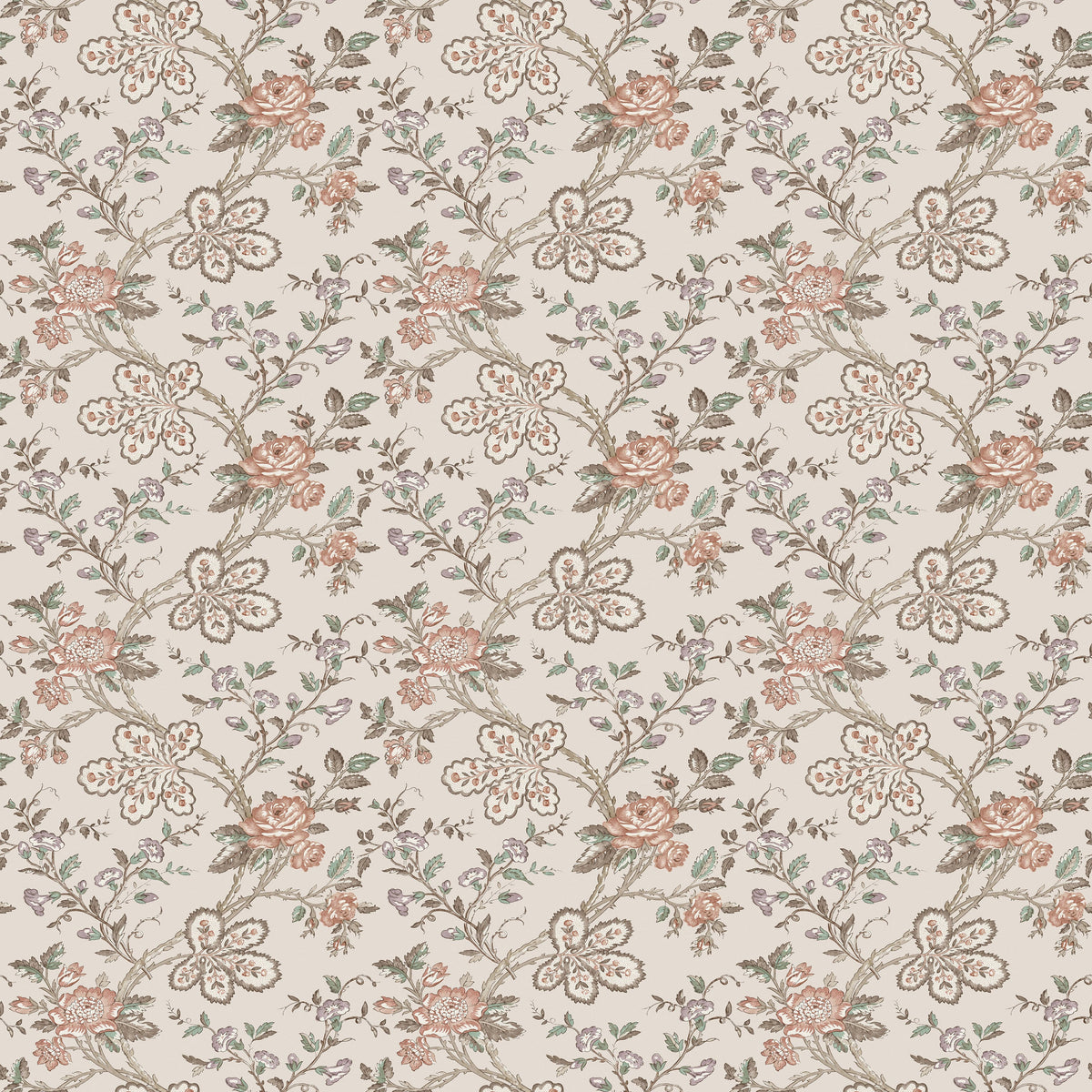 Genevieve Taupe/Antique Rose — Nina Campbell -kangas