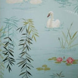Swan Lake Duck Egg — Nina Campbell tapet
