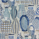 Collioure Blue/Beige — Nina Campbell behang
