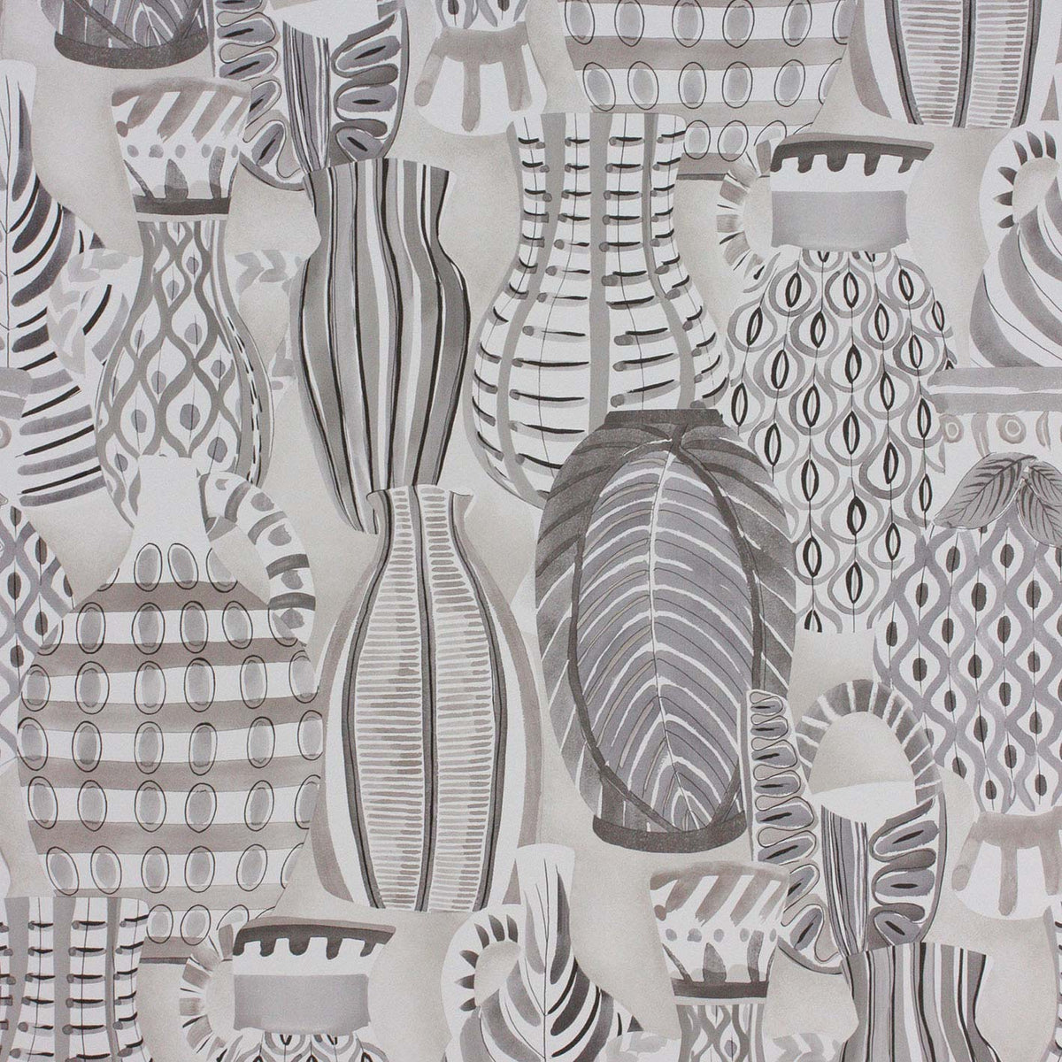 Collioure Grey/Taupe — Nina Campbell behang