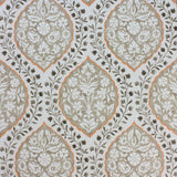 Marguerite Chocolate/Orange — Nina Campbell tapet