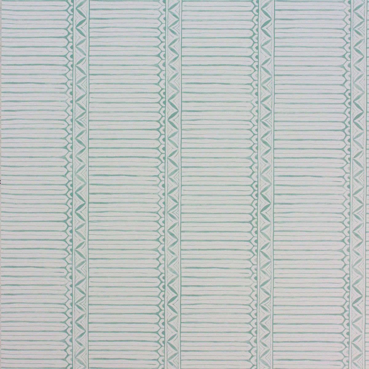 Domiers Aqua/Ivory — Nina Campbell behang