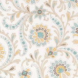 Baville Aqua/Ochre — Nina Campbell -tapetti
