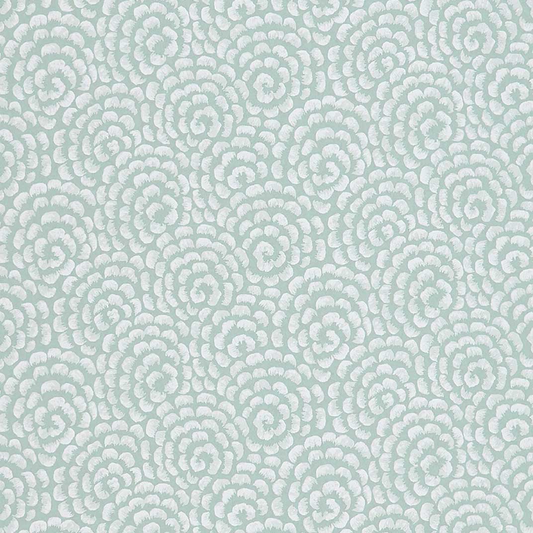 Kingsley Duck Egg/Ivory — Nina Campbell behang
