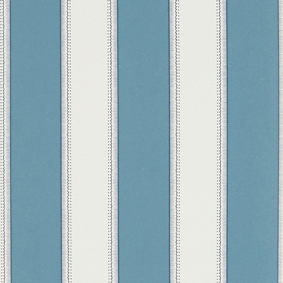 Sackville Stripe Blue — Nina Campbell behang
