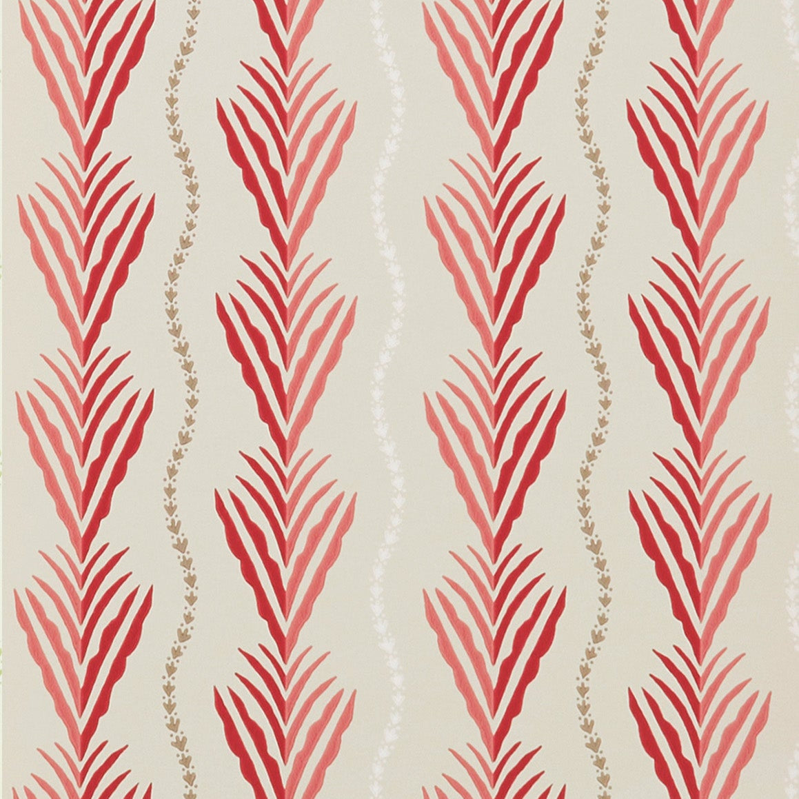 Meridor Red — Nina Campbell behang