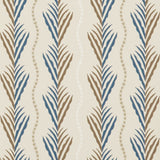 Meridor Blue/Chocolate — Nina Campbell behang