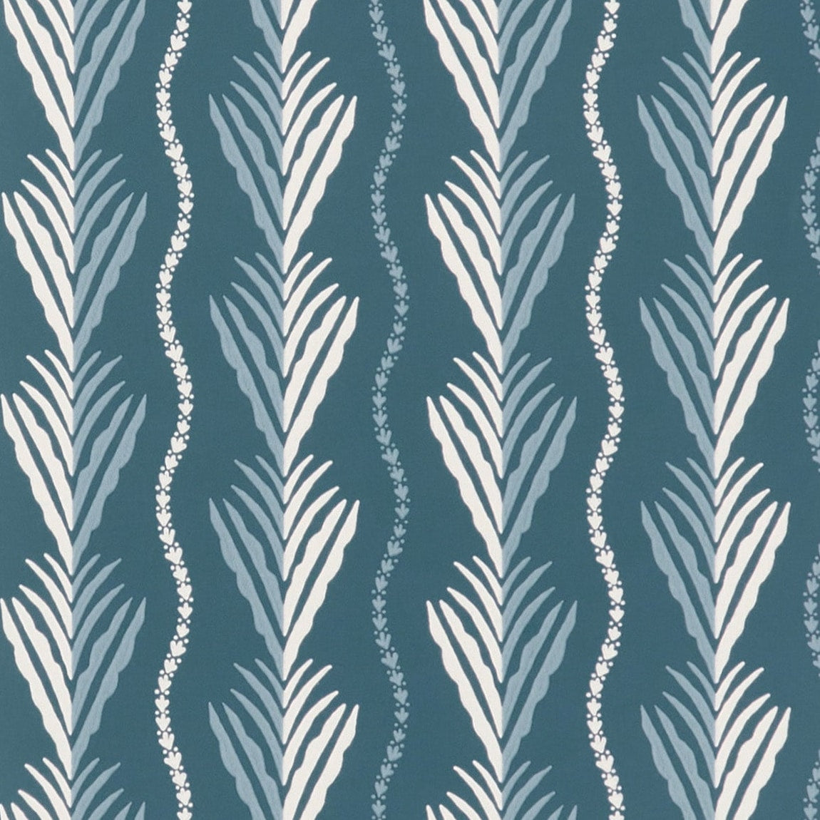 Meridor Indigo/Blue — Nina Campbell behang