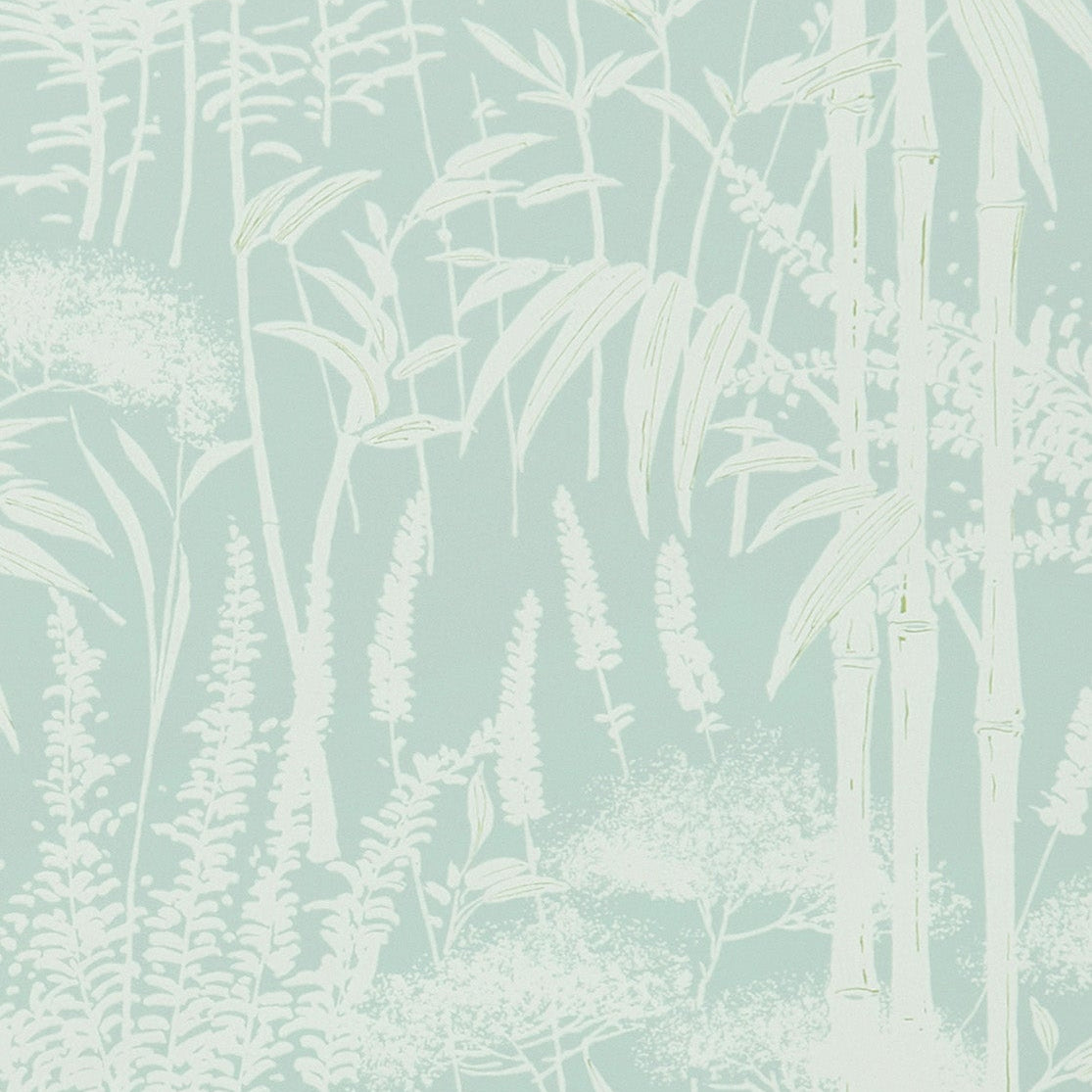 Poiteau Aqua — Nina Campbell behang