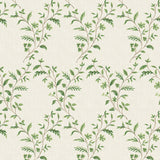 Hollingbourne Trellis Ivory/Green — Nina Campbell Tapete