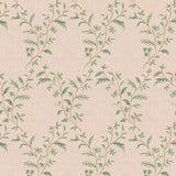Hollingbourne Trellis Pink/Green — Nina Campbell Tapete
