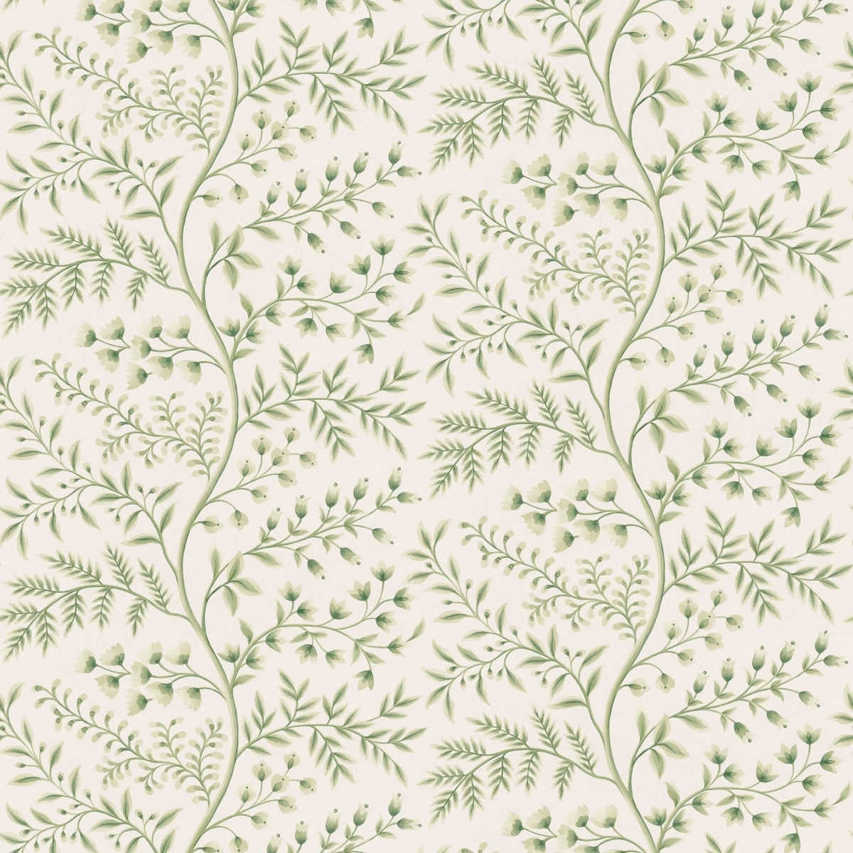Lamballe Green/Ivory — Nina Campbell -tapetti