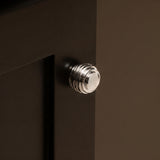 Nelson Cabinet Knob — room setting, Polished nickel